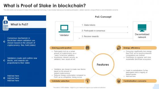 What Is Proof Of Stake In Blockchain Consensus Mechanisms In Blockchain BCT SS V