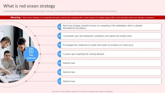 What Is Red Ocean Strategy Introduction To Red Strategy SS V