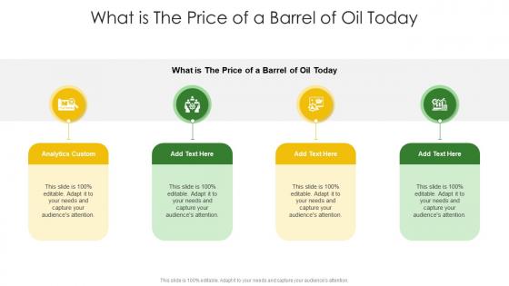 What Is The Price Of A Barrel Of Oil Today In Powerpoint And Google Slides Cpp