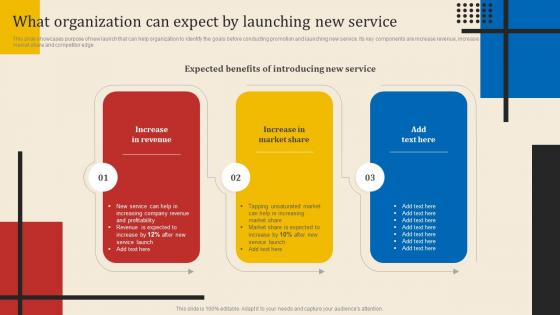 What Organization Can Expect By Launching New Service Executing New Service Sales And Marketing Process