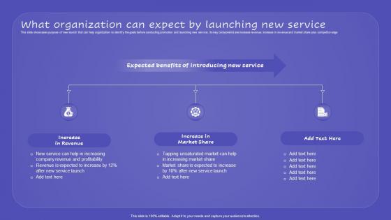 What Organization Can Expect By Launching New Service Promoting New Service Through