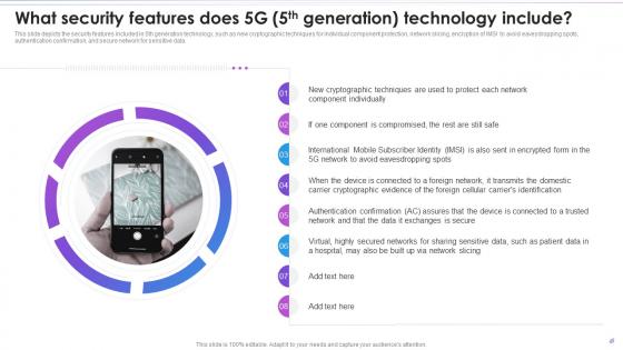 What Security Features Does 5G 5th Generation Evolution Of Wireless Telecommunication