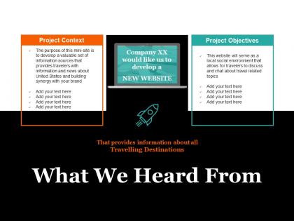 What we heard from ppt design