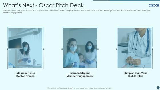 Whats next oscar pitch deck ppt powerpoint presentation styles graphic tips