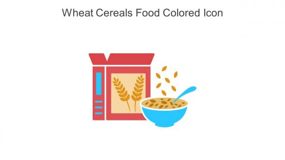 Wheat Cereals Food Colored Icon In Powerpoint Pptx Png And Editable Eps Format