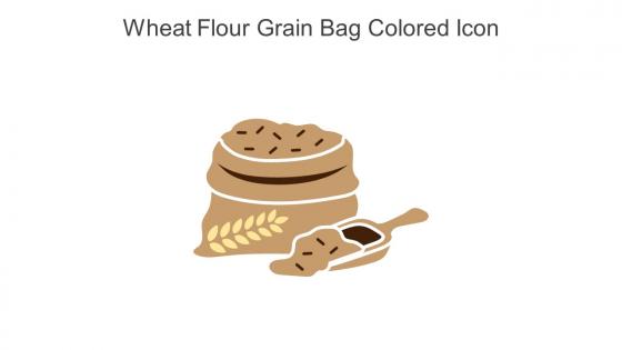 Wheat Flour Grain Bag Colored Icon In Powerpoint Pptx Png And Editable Eps Format