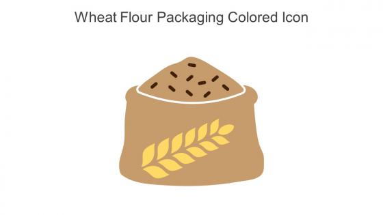 Wheat Flour Packaging Colored Icon In Powerpoint Pptx Png And Editable Eps Format