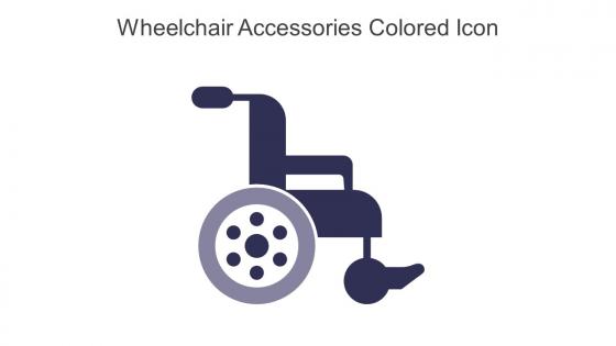 Wheelchair Accessories Colored Icon In Powerpoint Pptx Png And Editable Eps Format