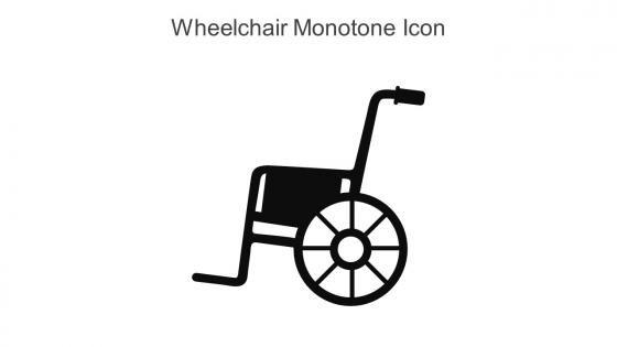 Wheelchair Monotone Icon In Powerpoint Pptx Png And Editable Eps Format