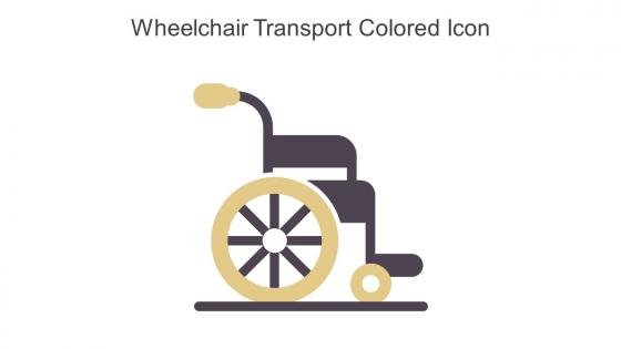 Wheelchair Transport Colored Icon In Powerpoint Pptx Png And Editable Eps Format