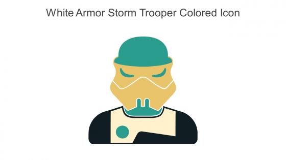 White Armor Storm Trooper Colored Icon In Powerpoint Pptx Png And Editable Eps Format
