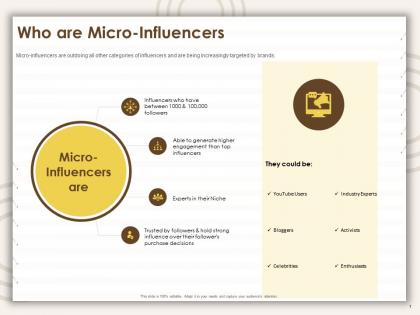 Who are micro influencers industry experts ppt powerpoint presentation styles
