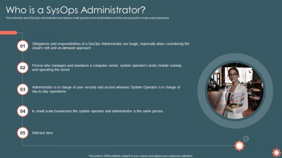 Who Is A Sysops Administrator Ppt Powerpoint Presentation Ideas Good
