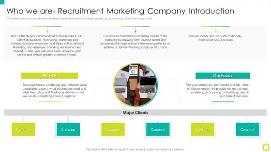 Who We Are Recruitment Marketing Company Introduction Employer Branding