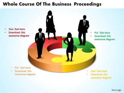 Whole course of the business proceedings powerpoint templates ppt presentation slides 812