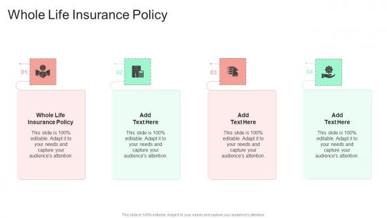Whole Life Insurance Policy In Powerpoint And Google Slides Cpb