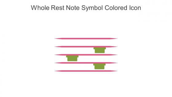 Whole Rest Note Symbol Colored Icon In Powerpoint Pptx Png And Editable Eps Format