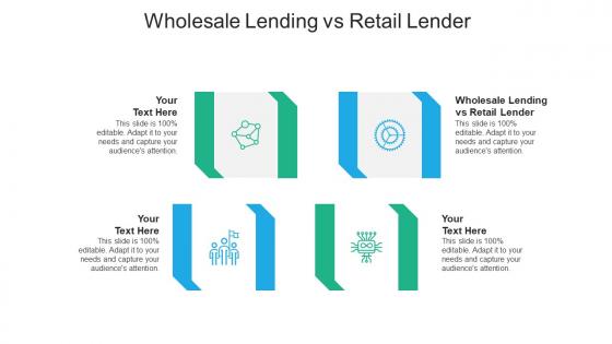 Wholesale lending vs retail lender ppt powerpoint presentation icon example topics cpb