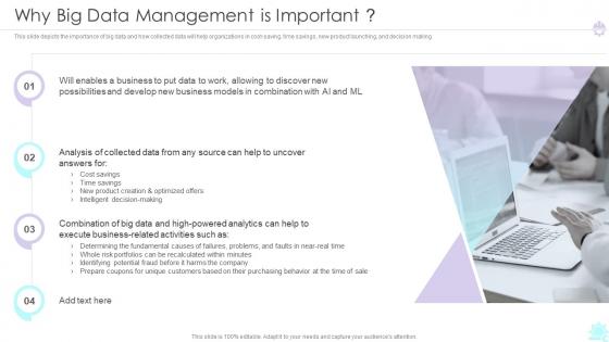 Why Big Data Management Is Important Ppt Background