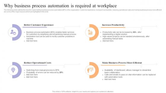 Why Business Process Automation Is Required Achieving Process Improvement Through Various