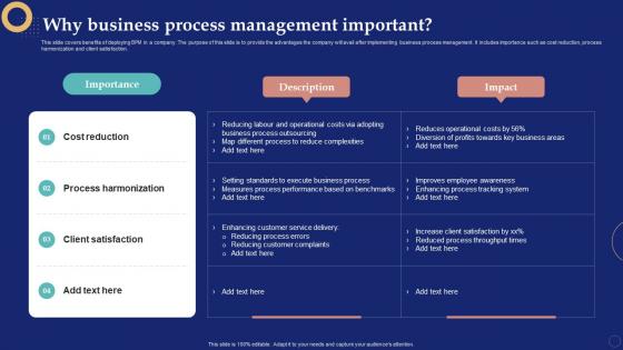 Why Business Process Management Important Business Process Management System