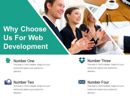 Why choose us for web development powerpoint layout