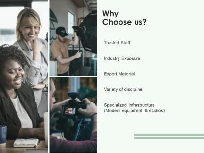 Why choose us planning communication ppt powerpoint presentation outline display