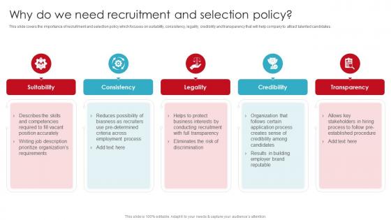 Why Do We Need Recruitment And Selection Policy Streamlining Employment Process