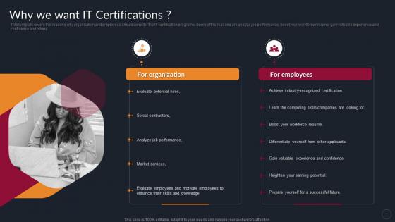 Why We Want IT Certifications Benefits Of Professional IT Certifications