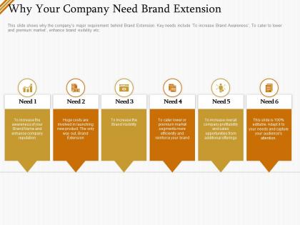Why your company need brand extension ppt file slides