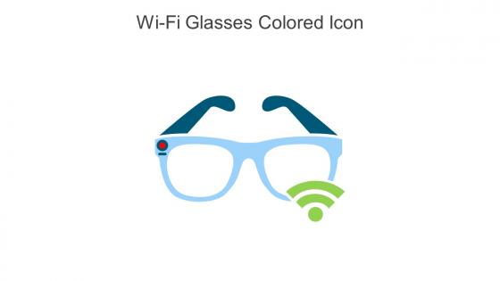 Wi Fi Glasses Colored Icon In Powerpoint Pptx Png And Editable Eps Format