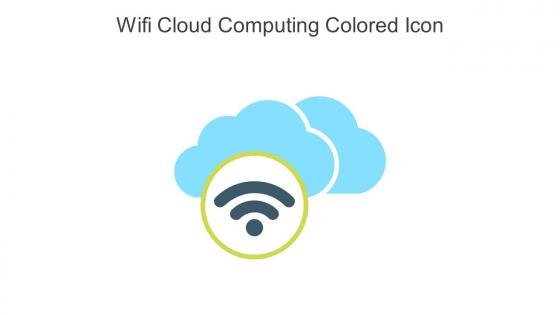 Wifi Cloud Computing Colored Icon In Powerpoint Pptx Png And Editable Eps Format