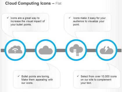 Wifi cloud technology data transfer power ppt icons graphics