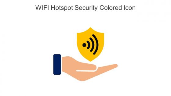 WIFI Hotspot Security Colored Icon In Powerpoint Pptx Png And Editable Eps Format