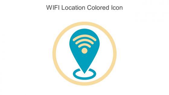WIFI Location Colored Icon In Powerpoint Pptx Png And Editable Eps Format