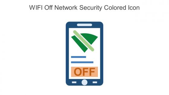 WIFI Off Network Security Colored Icon In Powerpoint Pptx Png And Editable Eps Format