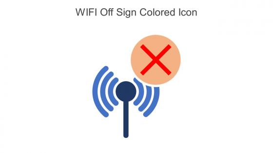 WIFI Off Sign Colored Icon In Powerpoint Pptx Png And Editable Eps Format