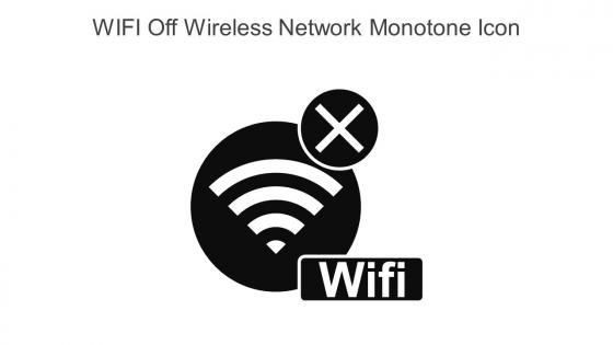 WIFI Off Wireless Network Monotone Icon In Powerpoint Pptx Png And Editable Eps Format