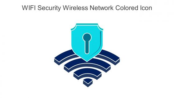 WIFI Security Wireless Network Colored Icon In Powerpoint Pptx Png And Editable Eps Format