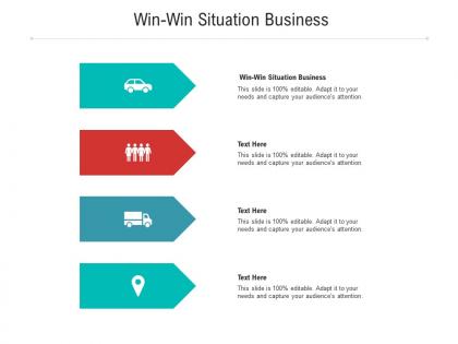 Win win situation business ppt powerpoint presentation ideas designs cpb