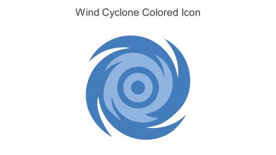 Wind Cyclone Colored Icon In Powerpoint Pptx Png And Editable Eps Format