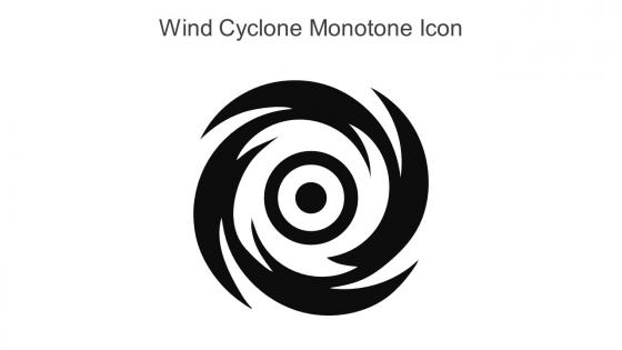 Wind Cyclone Monotone Icon In Powerpoint Pptx Png And Editable Eps Format