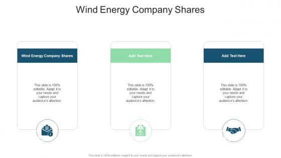 Wind Energy Company Shares In Powerpoint And Google Slides Cpb
