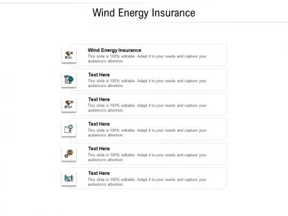 Wind energy insurance ppt powerpoint presentation inspiration mockup cpb