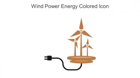 Wind Power Energy Colored Icon In Powerpoint Pptx Png And Editable Eps Format
