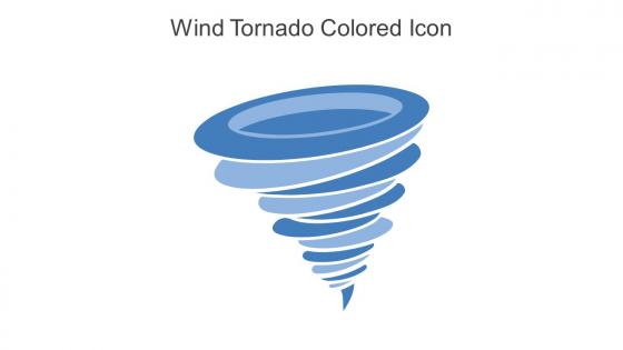 Wind Tornado Colored Icon In Powerpoint Pptx Png And Editable Eps Format