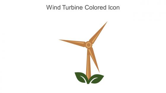 Wind Turbine Colored Icon In Powerpoint Pptx Png And Editable Eps Format