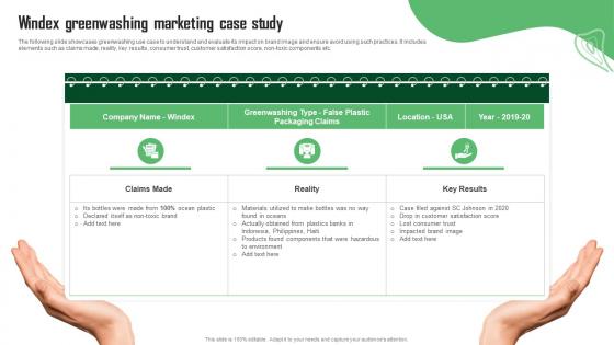 Windex Greenwashing Marketing Case Study Green Marketing Guide For Sustainable Business MKT SS