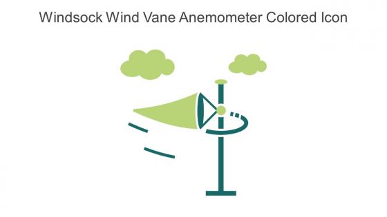 Windsock Wind Vane Anemometer Colored Icon In Powerpoint Pptx Png And Editable Eps Format