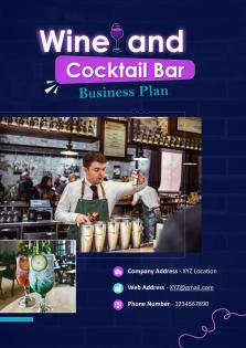 Wine And Cocktail Bar Business Plan Pdf Word Document